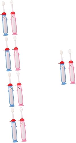 FOMIYES Cepillo de dientes de viaje para niños, cepillo de dientes para niños, cepillo de dientes ergonómico, accesorios para niños, 10 uds