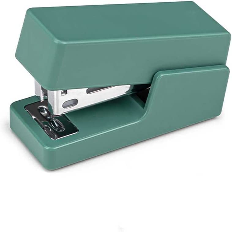 Mini agrafeuse Ensemble Portable Couleur Papier Reliure Machine utilisant 24/6/26/6 agrafes Papeterie Fournitures de Bureau (Color : C)