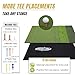 6x4ft Premium Golf Mat | Tri Turf Golf Hitting Mat | Golf Mats Practice Indoor, Outdoor, with Simulator | Thick Golf Training Mat | Large Golf mat for Swinging | Durable Golf Practice Mat with Tees