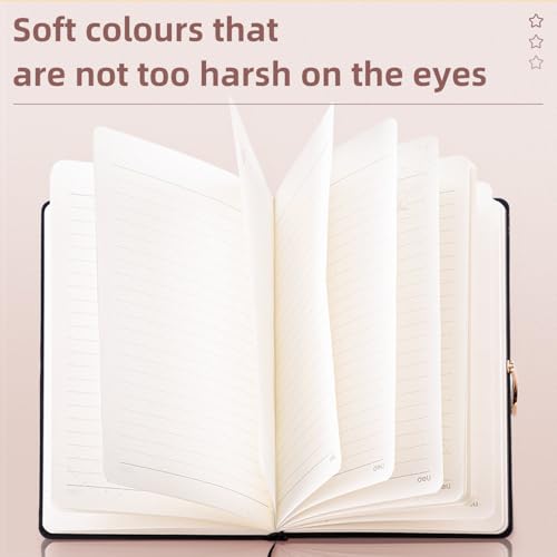 Image of Diary with Lock, A5 Personal Notebook with 3-Digit Combination Lock, PU Leather Journal for Women & Men | Secret Writing Notebook for Girls, Boys, Office & School and Gifts (22 X 15 CM) (Starline)