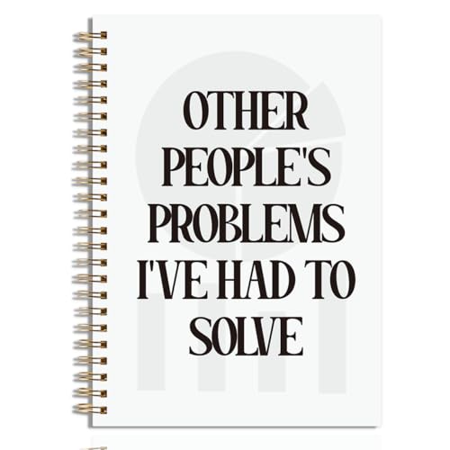 【Awesome Funny Office Gifts】 Looking for a unique and amusing gift? This notebook is the perfect funny office gift for Secret Santa, birthdays, or just to brighten someone's day. Its compact 6''W x 8.26''L size makes it easy to carry around, while the high-quality paper ensures smooth writing. Surprise your colleagues or boss with this witty and practical present that’s sure to get smiles all around!