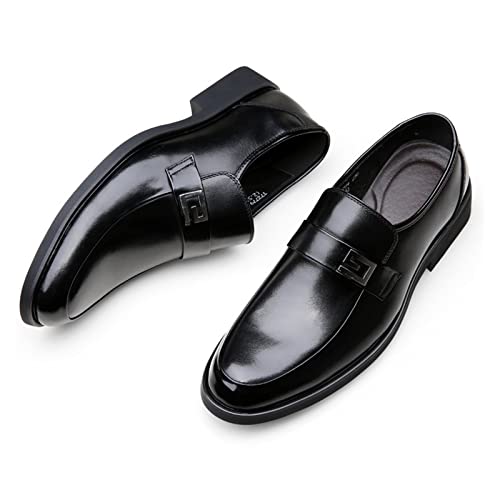 LAZIRO Soft Leather Men's Shoes Spring Genuine Leather Men's Soft Leather Business Leather Shoes Men's Formal Wear Casual Leather Shoes Wedding Shoes3