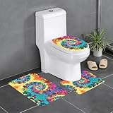 Ours dansant Thanksgiving avec impression complète : l'ensemble dispose d'un motif imprimé sur un côté, ajoutant une touche d'élégance et de style à votre salle de bain.