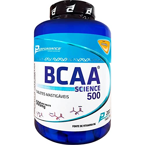 BCAA Science 500mg Mastigável 200 tabs - Performance Nutrition
