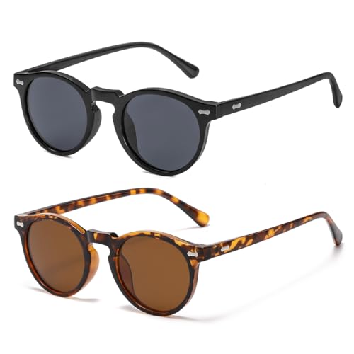 Image of Gleyemor Kids Polarized Cute Round Sunglasses for Kids Girls Boys Age 3-8