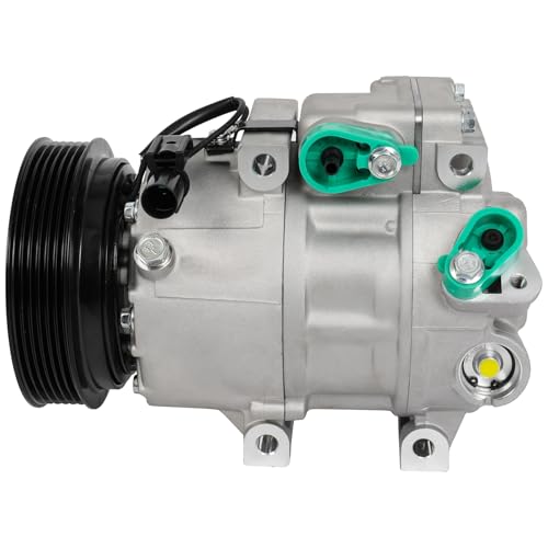 Image of ECCPP AC Compressor with Clutch 2007-2009 Fit for Hyundai Santa Fe 3.3L 2011-2012 Fit for Kia Sorento 3.5L Fast Cooling AC Compressor