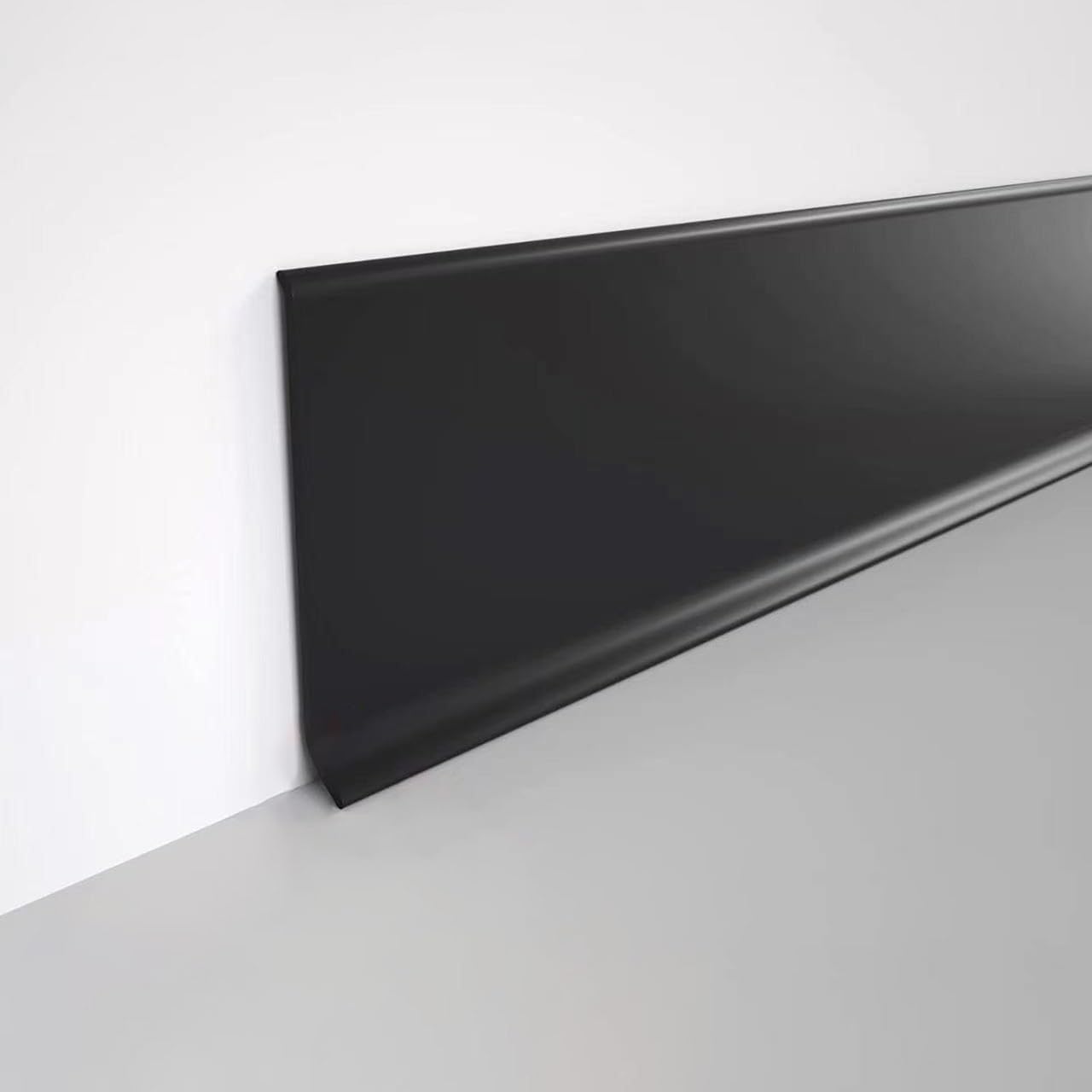 Wall Molding Trim Flexible Baseboard Molding Trim, 4" x 20' Baseboard Trim, Wall Base Molding, Vinyl Cove Base Molding(Blue,No Adhesive)