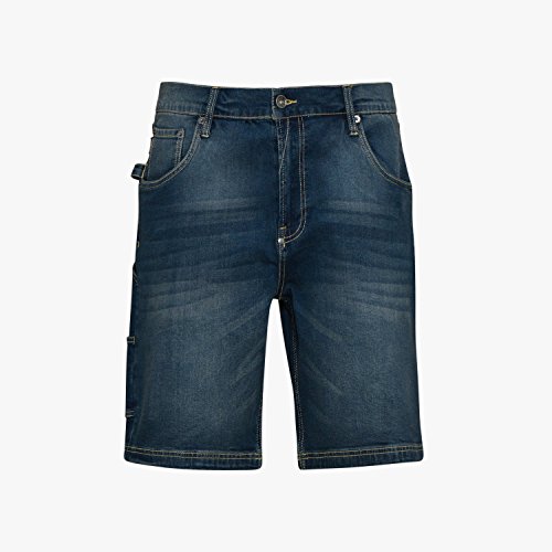Diadora 702.173549 Denim Pants Bermuda Stone Iso 13688:2013, Dirty Washing