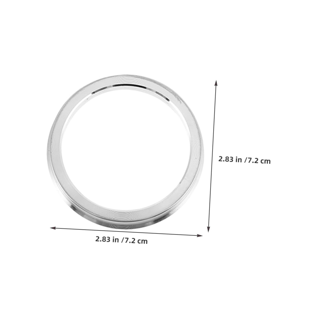 FELTECHELECTR 4pcs Hub Center Ring Car Wheel Spacers Hub Rings for Centric Car Hub Ring Wheel Center Rings Centric Hub Rings Metal Hub Centric Rings Wheel Hub Rings Aluminum Alloy Silver