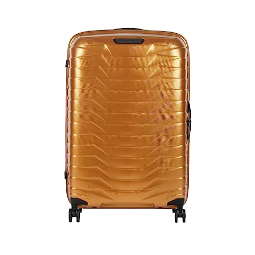Image of Samsonite Proxis 75 cm Large Check-in Polypropylene (PP) 8 Wheels Spinner Hard Luggage /Suitcase /Trolley Bag for Travel (Gold)