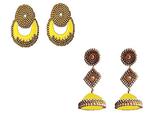 Silk Jhumka & Chandbali Earring Sets