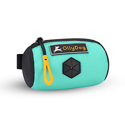 Image of OllyDog Scoop Pick Up, Dog Poop Bag Holder, Dog Poop Bag Dispenser with Leash Attachment, Water Resistant Dog Bag Holder, Fits Standard Roll of Doggie Poop Bags (Bermuda)