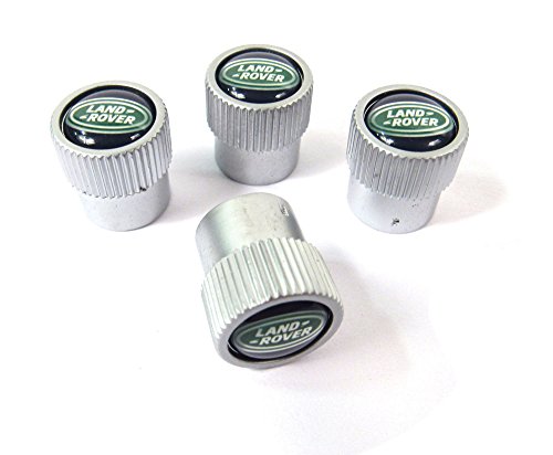 Genuine Land Rover Tire Valve Dust Cover Caps LR027560 with Land Rover Logo