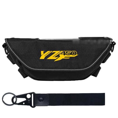 Sac à outils de moto pour Yamaha YZ450F, sacoche étanche de guidon noire