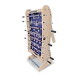futbolin madera barato TREPIDANTE: Mesa de futbolín plegable FFT13-4LN de Riley con esquinas redondeadas para partidas trepidantes. Ya no habrá que ir al bar para disfrutar de una divertida partida de futbolín.