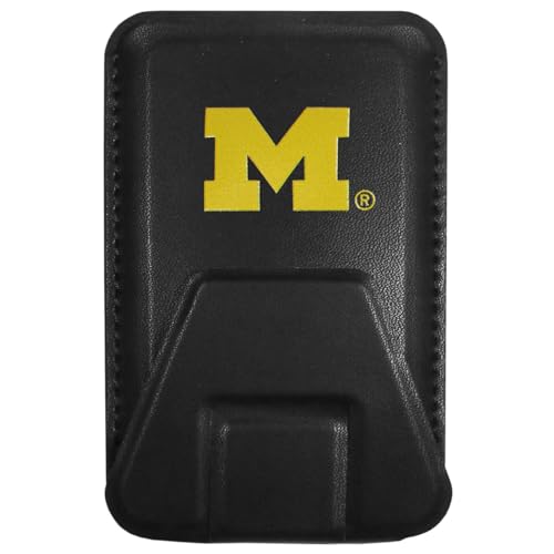 Cartera magnética para teléfono Michigan Wolverines de Siskiyou Sports en color negro con ranuras