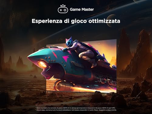 55T8C TV QLED 4K HDR Ultra HD da 55'', QLED TV con tecnologia Google TV (Dolby Vision e Atmos, Motion Clarity Pro a 144 Hz, FreeSync, audio Onkyo 2.1, compatibile con Google Assistant) - Sedia gaming - Immagine 9