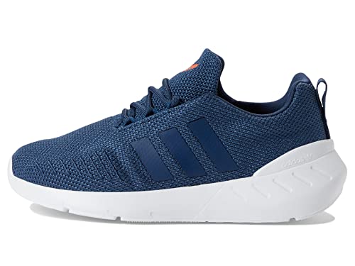 adidas Originals Boy's Swift Run 22 (Little Kid) Mineral Blue/Mineral Blue/Black 12 Little Kid M4