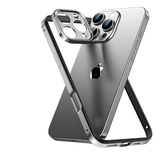Coque de protection hybride de luxe dorée pour iPhone 16