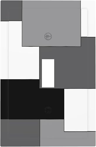 Miniatura 181 de Cubierta de Interruptor de Luz de Palanca de 1 Gang con Estampado de Bosque de Pinos Rústico Campestre, Cabaña Lodge Granero Bosque Forestal de