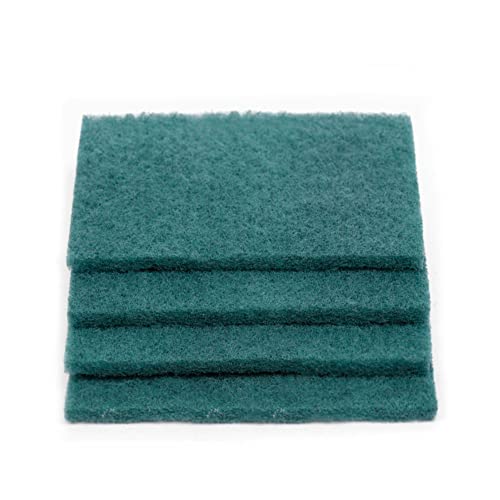 Image of Generic Fine Multi-Scrubber, 4 Count, Heavy Duty, Utility Sponge, Green, For Glass, Plastic, Stainless Steel, Porcelain, Wood, Stone, Ceramic, Vinyl, Aluminum, Melamine