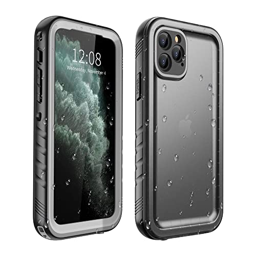 SPORTLINK for iPhone 11 Pro Waterproof Case Full Body Underwater/Rugged/Heavy Duty Shockproof Case with Built-in Screen Protector for iPhone 11 Pro 5.8 Inch (Black)