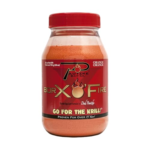 Pautzke Bait Borax O'Fire (Orange, 28-Ounce)