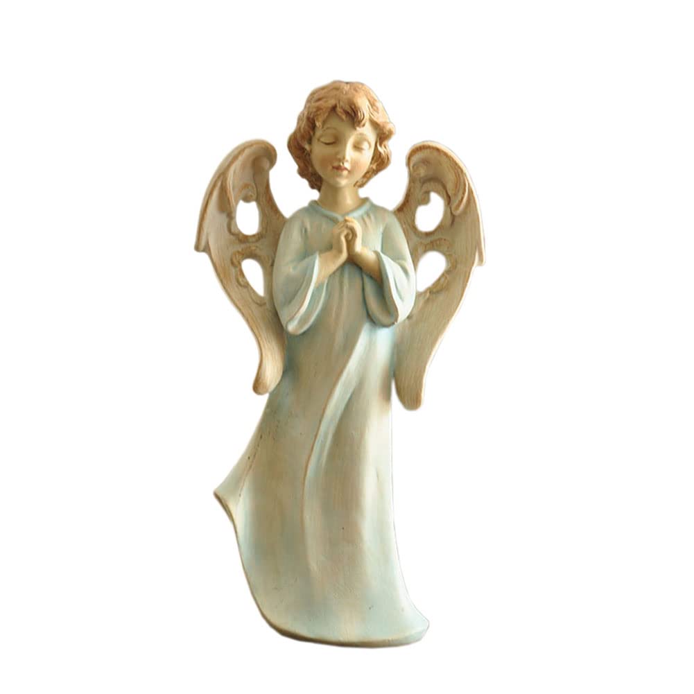 Statue d'ange en prière maison jardin modèle fille résine artisanat antique décoration spectacle