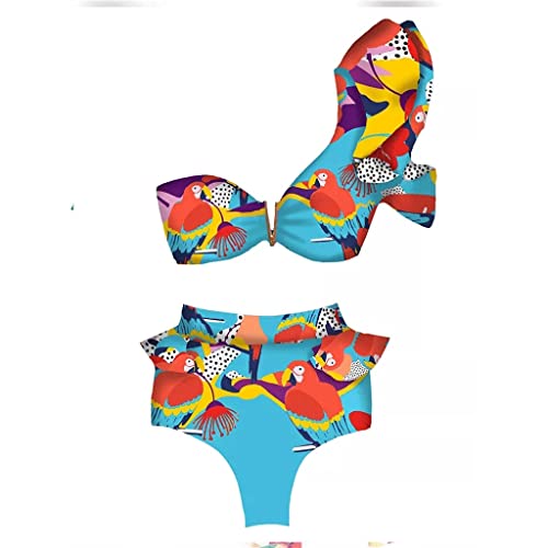Bikini de plage rembourré CLSDRZC avec maintien bandage ajustable pour galber la silhouette