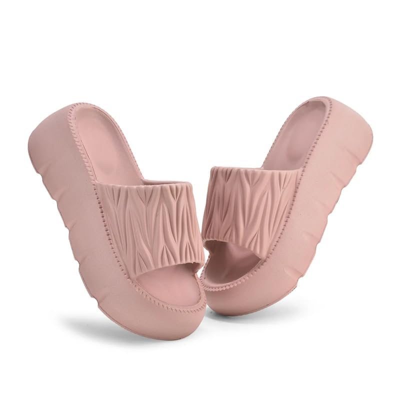 Image of Women's Fashionable Flip Flop, Comfortable Stylish Summer Slip-on Slipper Open Toe Flats for Women and Girls Casual Sliders