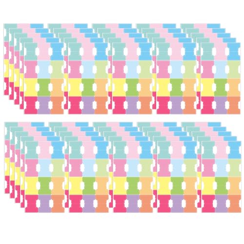 AMZSKU 600 Stück Haftmarker, Index Tabs Selbstklebend, Haftnotizen Tabs Pastell, Page marker, Book Tabs für Monatliche Registerkarten Planer Bibelregister