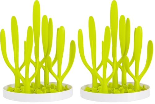 Image of Boon Spring Countertop Drying Rack, Green (B11139) (Pack of 2)
