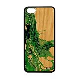 utaupia - Cover in silicone per Apple iPhone 5C, motivo dipinto, 16 GB, arte marmo 4G, texture naturale, colore: Verde