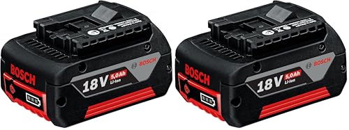 Bosch Professional 18V System Batterie GBA 18V 5.0Ah (Lot de 2)