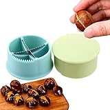YAXIAN 2pcs Chestnut Cross Opener Knife Quick Cutter Plastic Nut Cracker Sheller Kitchen Gadgets...