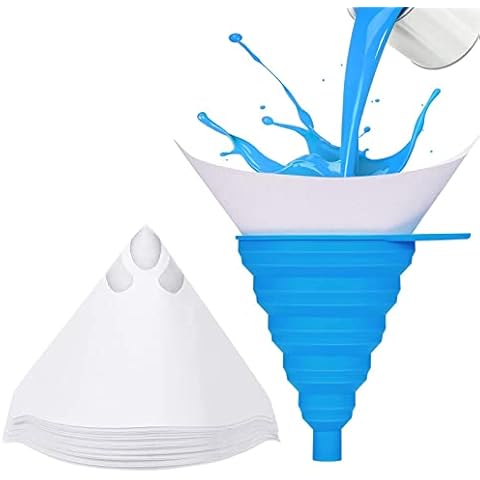 CYH Disposable Paint Filters with Funnel Cover