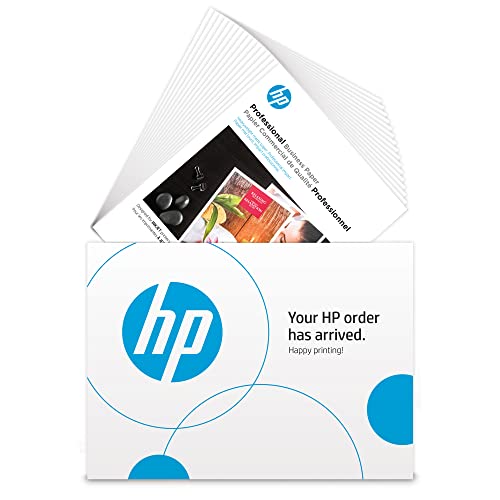 HP Professional Business Paper, Matte, 8.5x11 in, 48 lb, 50 sheets, works with inkjet printers (4WN01A)