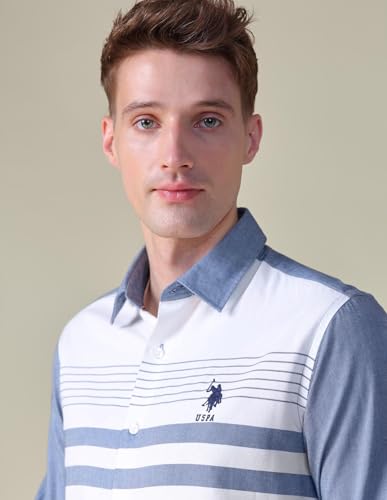 Image of Oxford Horizontal Striped Shirt