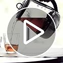 BUYDEEM K2423 Tea Maker, 316 Stainless Steel & Heat Resistant DURAN Glass Electric Kettle, Removable Infuser, Auto Keep Warm, 1.2L