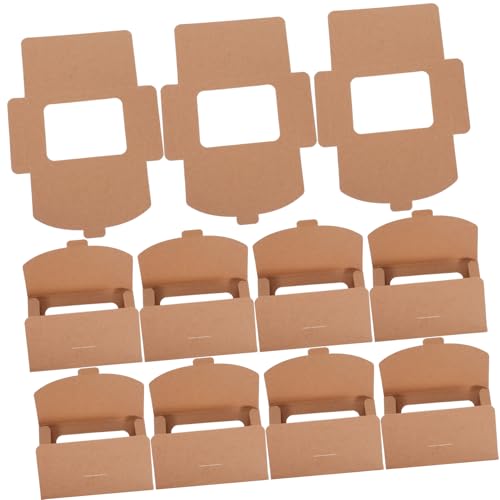 Rangement pour cartes de vœux et enveloppes kraft à fenêtre pour photo et mariage