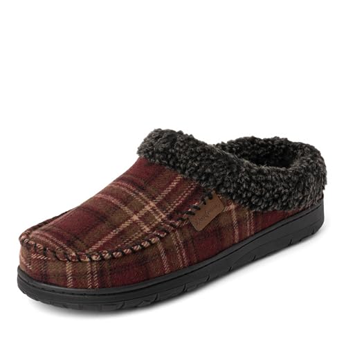Image of Dearfoams Men's Brendan Indoor /Outdoor Breathable Memory Foam Clog House Shoe with Wide Widths Slipper