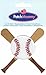 PatchMommy Baseball Bats Patch Bats Sports Ball, Iron On/Sew On - Appliques for Kids Children
