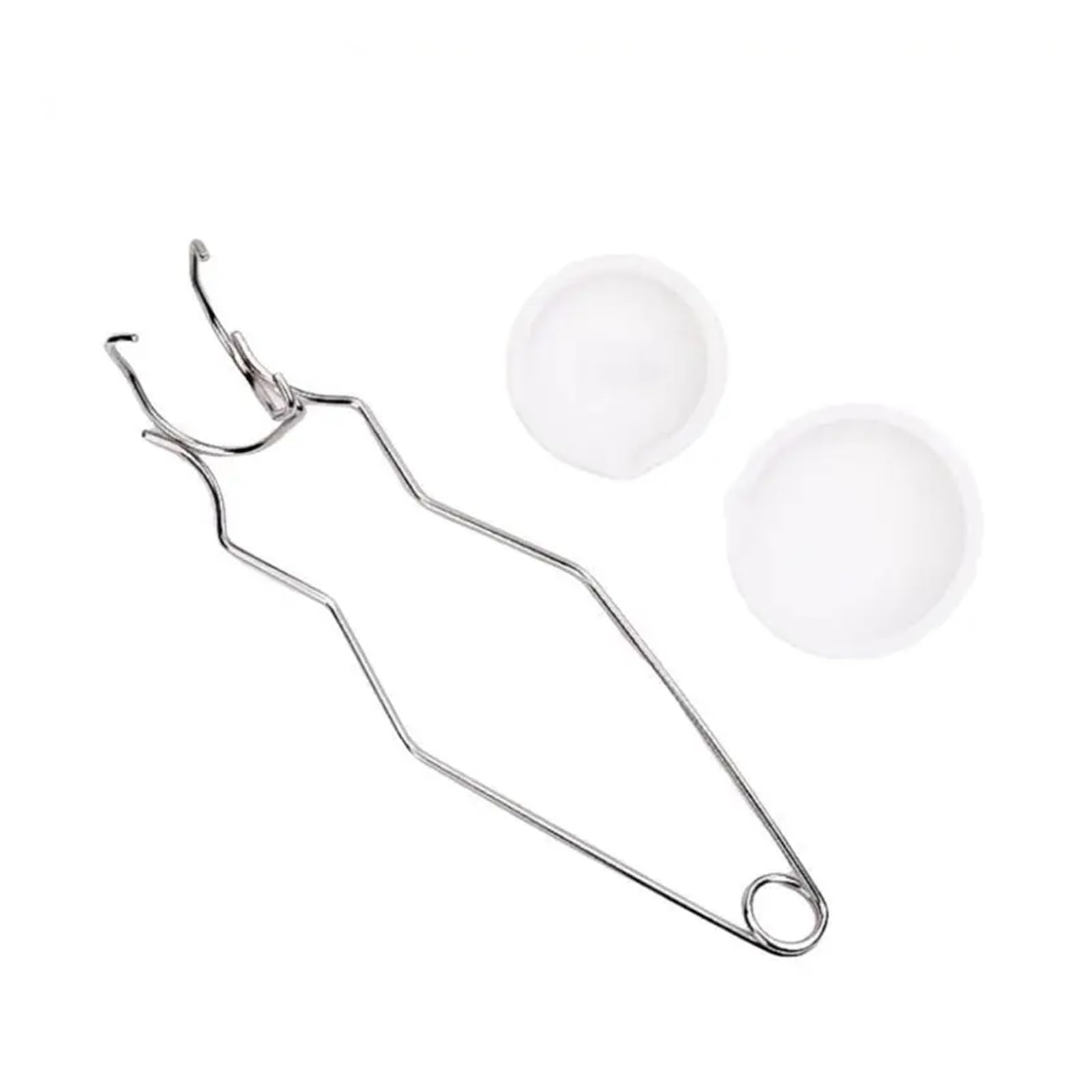 Pinze per crogioli Set crogiolo for fusione al quarzo Pinze for frusta Forniture for stampaggio metalli for oro piccolo adatto for gioielli(6 piece set)