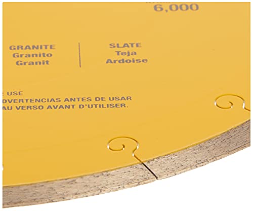 Dewalt Diamond Blade For Tile, Wet Cutting, 10-Inch X .060-Inch (Dw4764) #TOP3