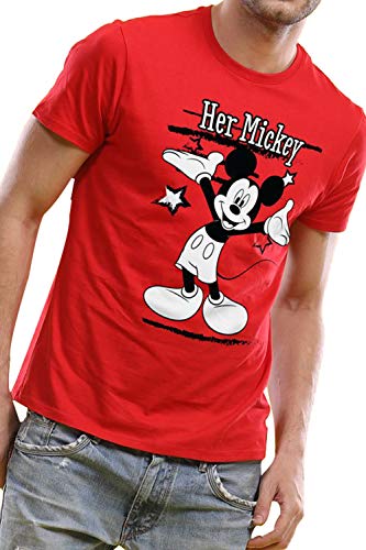 Image of Bon Organik Her Mickey His Minne Disney Tees for Couple