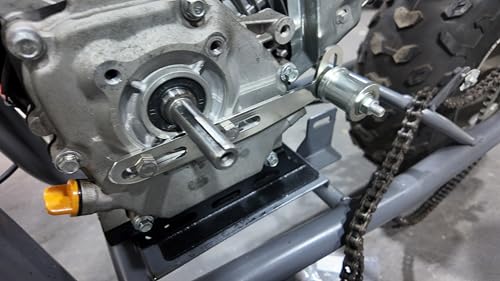 Image of Mirror Finish Steel Chain Tensioner Adjuster w /Roller for Predator 212cc 196cc GX160 GX200 for Coleman CT200U Baja DB30 BT200X Doodlebug Mini Bikes Go Karts