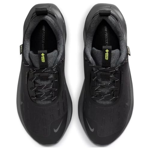 Nike InfinityRN 4 Gore-TEX Women's Waterproof Road Running Shoes (FB2197-002, Black/Volt/Anthracite) Size 7.52