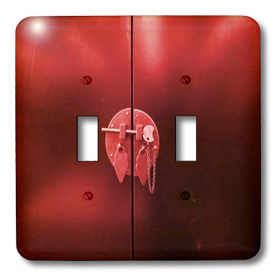 Verrouillage antique rouge pour interrupteur : créez une ambiance salon zen