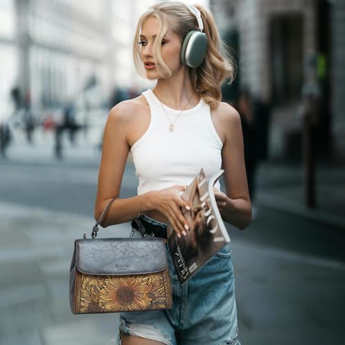 Image of EXOTIC Premium Vintage Embossed Floral Flap Desing Sling Bag For Women