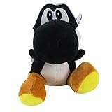 6.7' Mario Brother Yoshi Stuffed Plush. (Black)